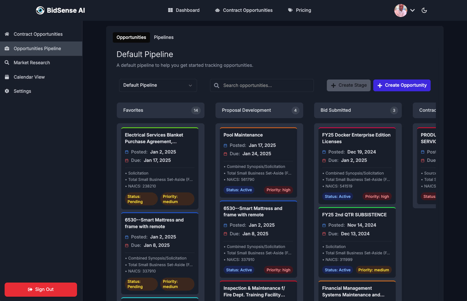 BidSense AI Advanced Features